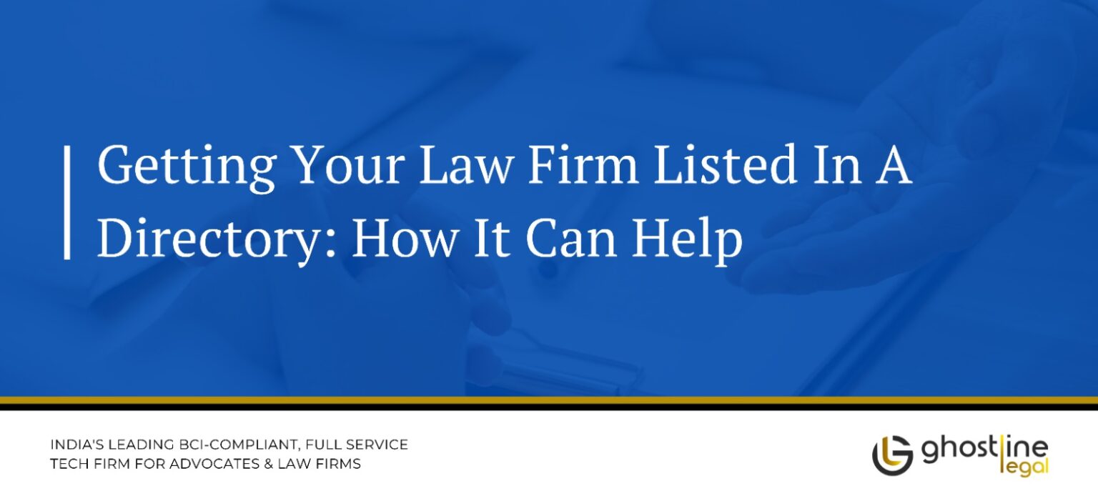 Ghostline Legal | Getting Your Law Firm Listed In A Directory: How It Can Help